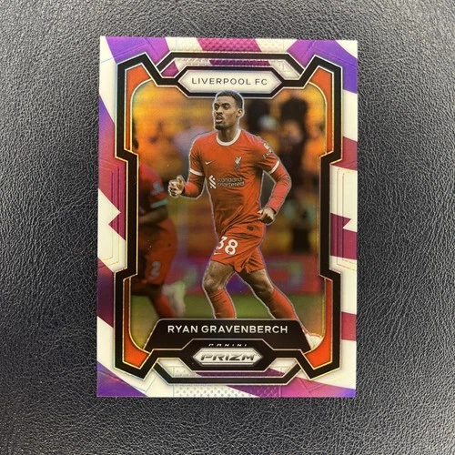 Ryan Gravenberch 2023 Panini Prizm Premier League Purple White /92