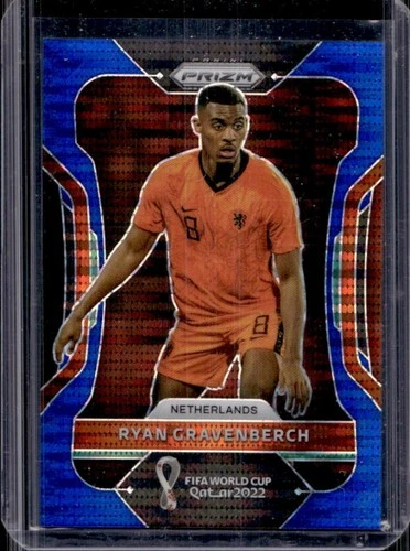 Ryan Gravenberch 2022 Panini Prizm World Cup Blue /49