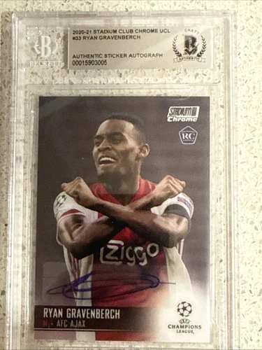 Ryan Gravenberch 2020 Panini Stadium Club Chrome UEFA #33