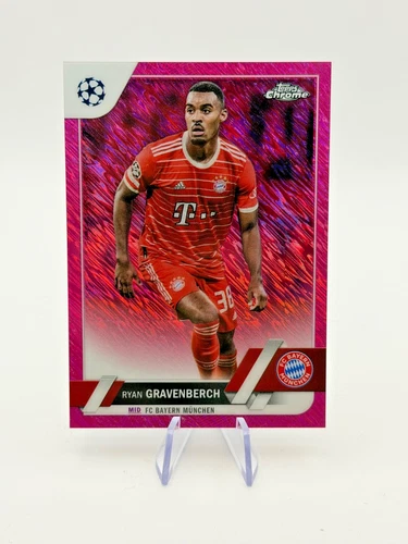 Ryan Gravenberch 2022 Topps UCC Chrome Pink /250