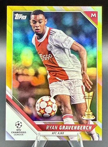 Ryan Gravenberch 2021 Topps UEFA Champions League Yellow Foil /250