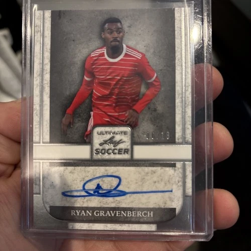 Ryan Gravenberch 2022 Leaf Ultimate Soccer 6/18