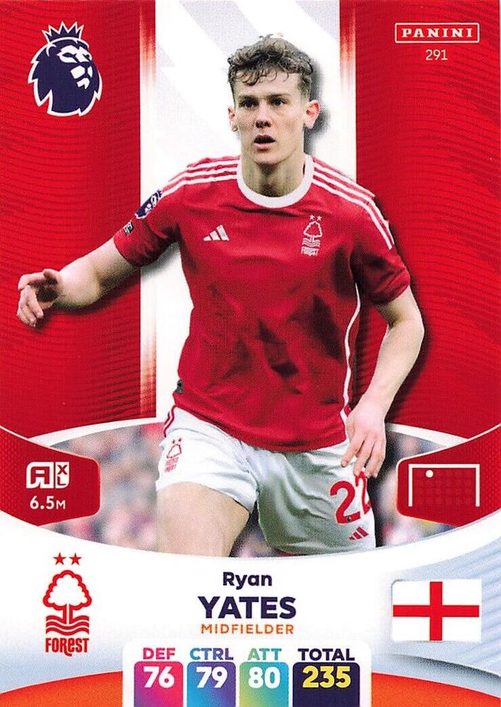 Ryan Yates 2024 Panini Adrenalyn XL Premier League