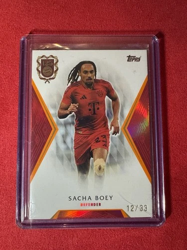 Sacha Boey 2025 Topps Bayern Munich 125th Anniversary /33
