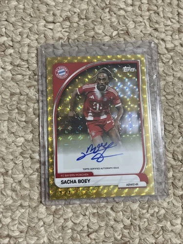 Sacha Boey 2025 Topps FC Bayern Munich Superfractor 1/1