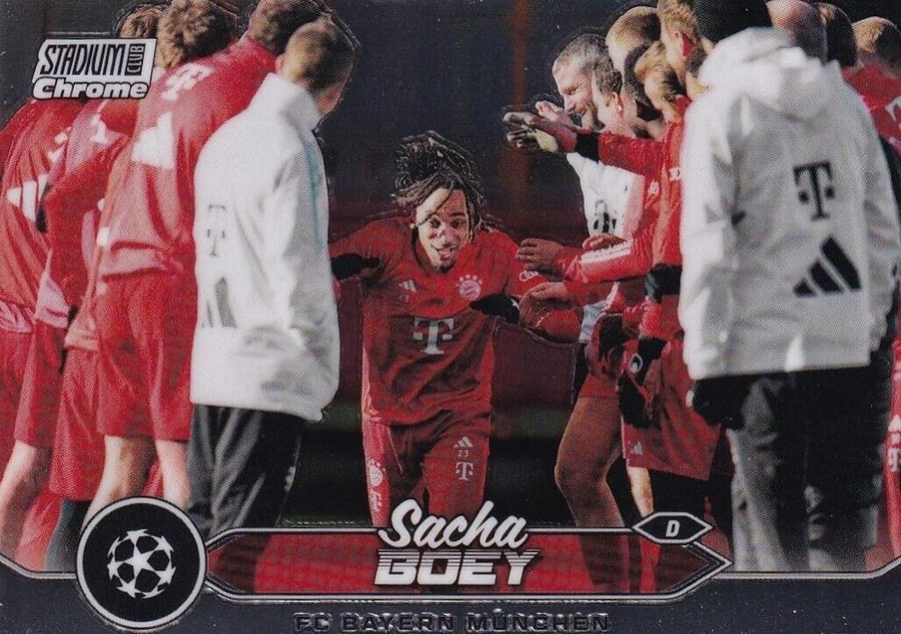 Sacha Boey 2023 Topps Stadium Club Chrome UEFA Champions League