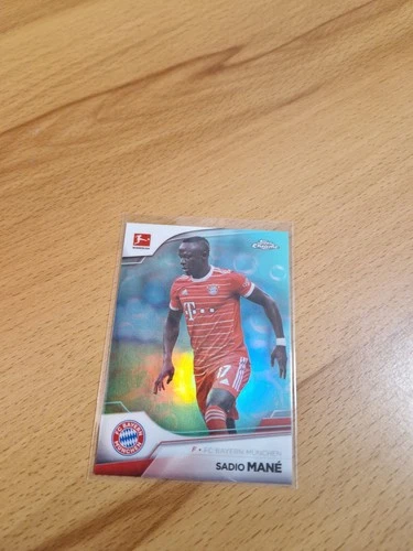 Sadio Mané 2022 Topps Chrome Aqua Bubble /275
