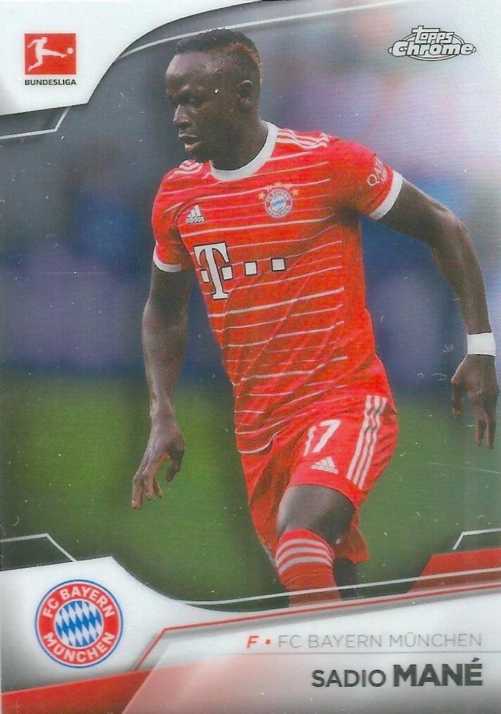 Sadio Mané 2022 Topps Chrome Bundesliga 78