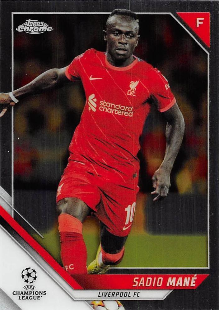 Sadio Mané 2021 Topps Chrome UCC 110