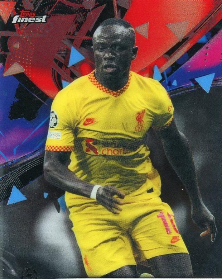 Sadio Mané 2021 Topps Finest UEFA 73