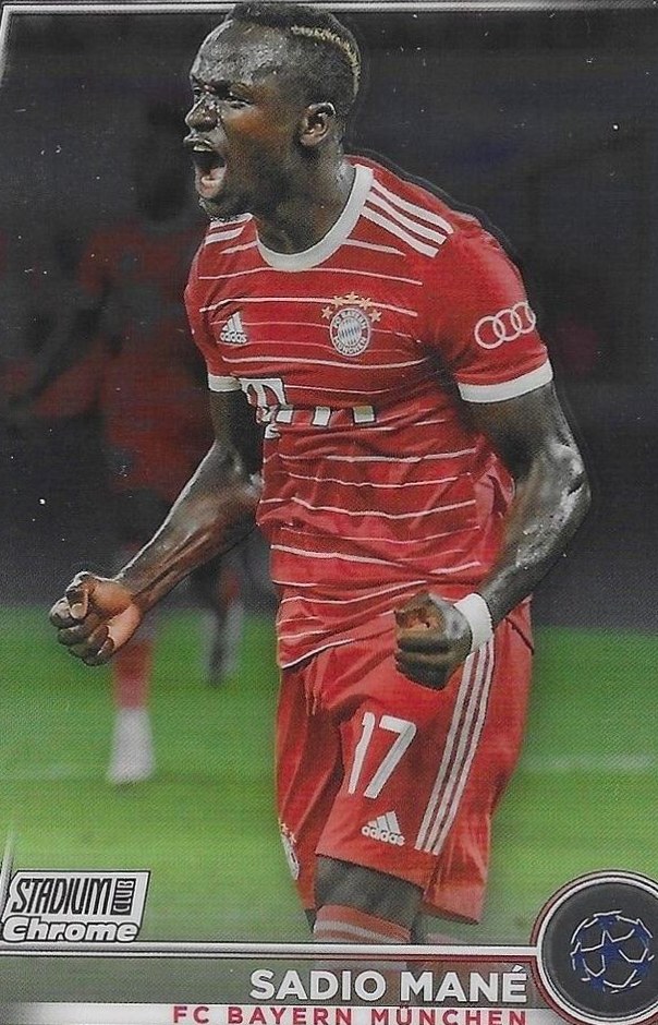 Sadio Mané 2022 Topps Stadium Club Chrome UEFA 71