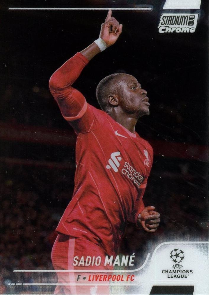 Sadio Mané 2021 Topps Stadium Club Chrome UEFA 82