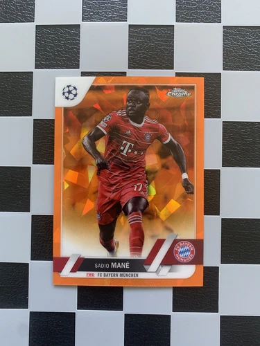 Sadio Mane 2022 Topps Chrome Orange /50