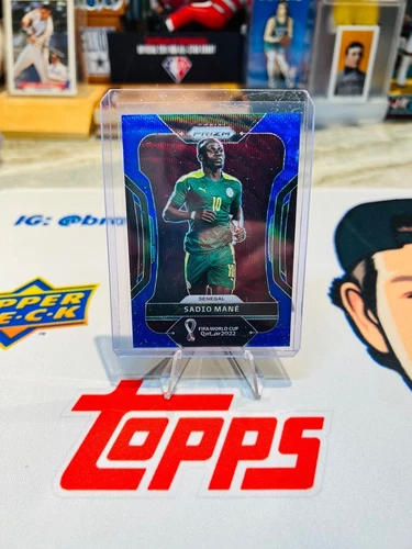 Sadio Mane 2022 Panini Prizm Blue Wave /199