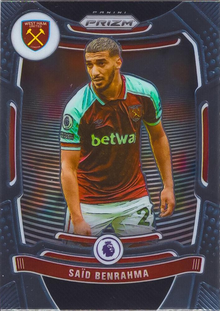 Said Benrahma 2021 Panini Prizm Premier League 10