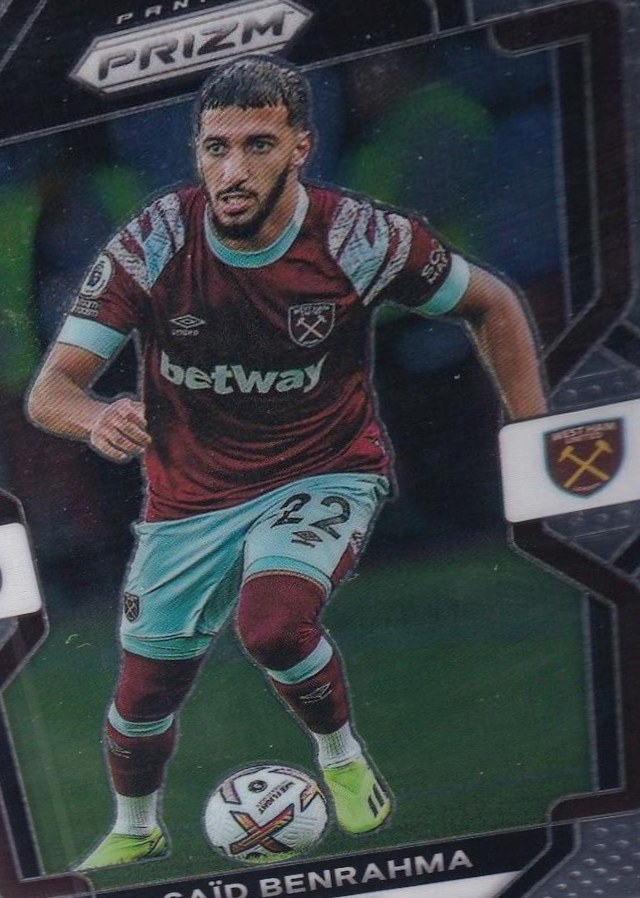 Said Benrahma 2022 Panini Prizm Premier League 53