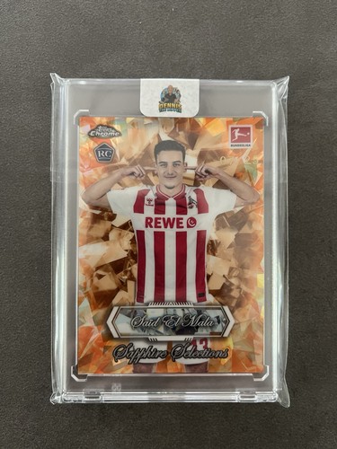 Said El Mala 2025 Topps Chrome Bundesliga Sapphire /25