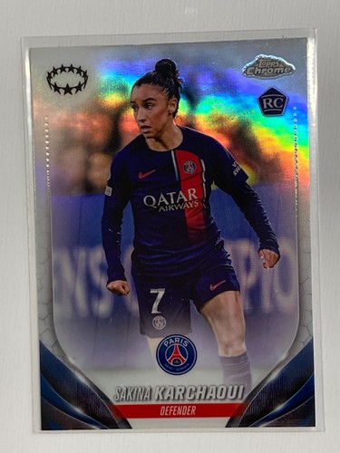 Sakina Karchaoui 2024 Topps Chrome Refractor