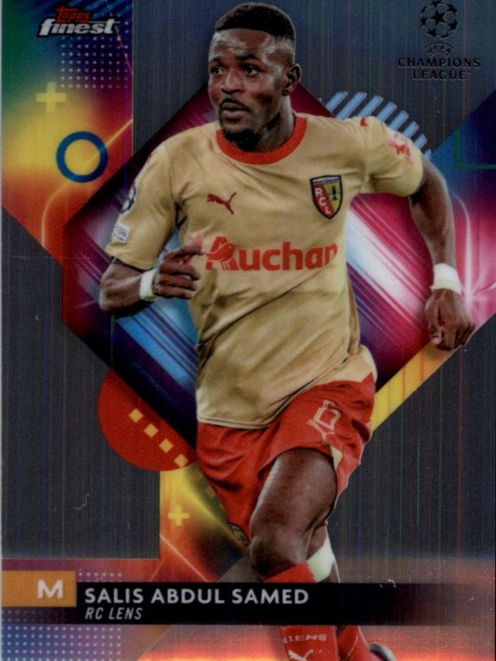 Salis Abdul Samed 2023 Topps Finest UEFA Club Competitions