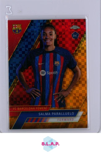 Salma Paralluelo 2023 Topps Chrome Gold /25