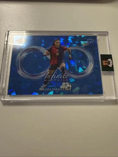 Salma Paralluelo 2024 Topps Chrome UEFA Women's Champions League Sapphire Infinite