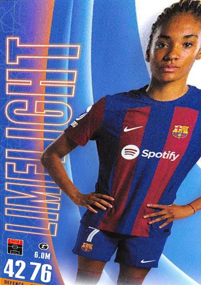 Salma Paralluelo 2023 Topps Match Attax UEFA Club Competitions Extra