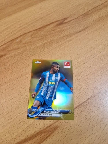 Salomon Kalou 2018 Topps Bundesliga Chrome Gold /50