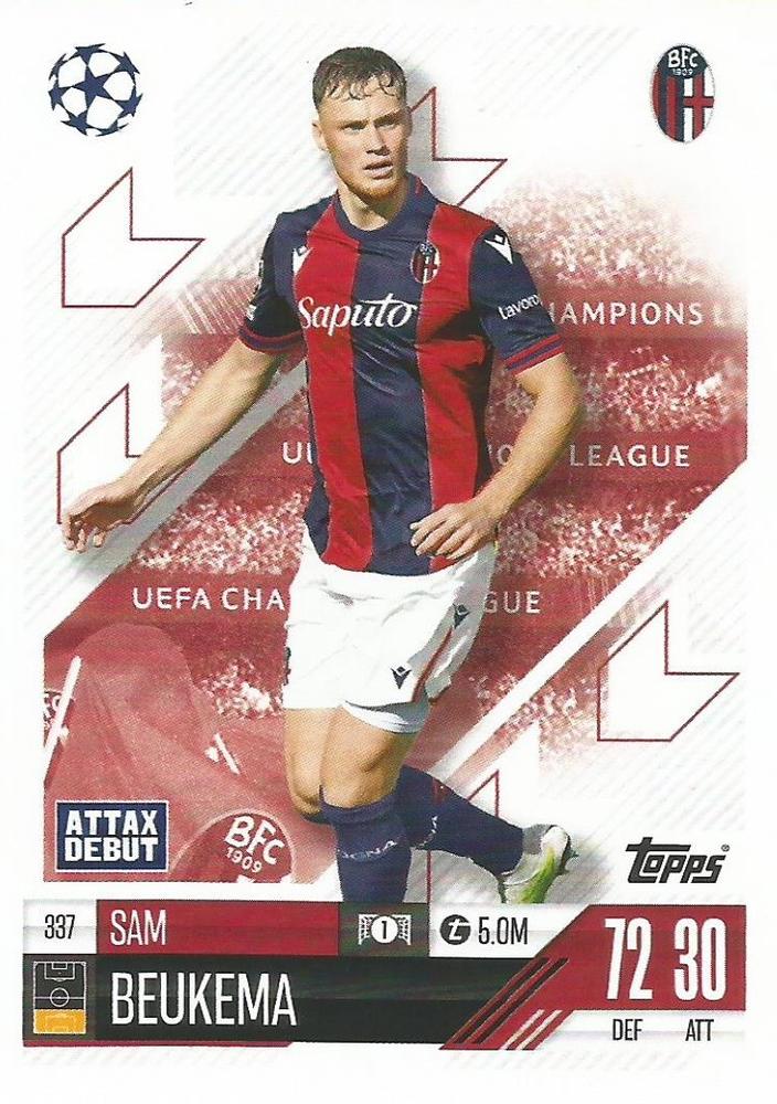 Sam Beukema 2024 Topps Match Attax UEFA Club Competitions