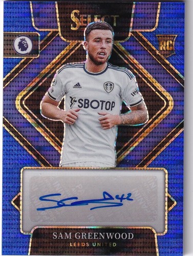 Sam Greenwood 2022 Panini Select Blue Pulsar
