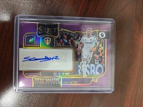 Sam Greenwood 2022 Panini Select Purple Pitchside