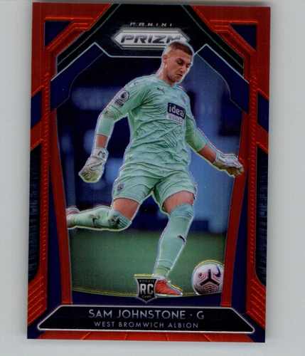 Sam Johnstone 2021 Panini Prizm Premier League Red Prizm /149