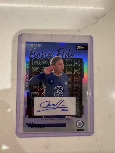 Sam Kerr 2025 Topps Chelsea Team Set Blue /150