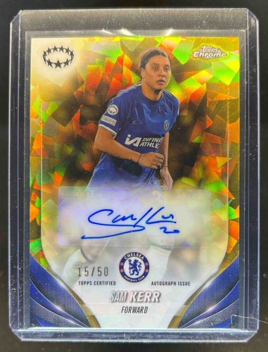 Sam Kerr 2023 Topps Chrome Gold /50