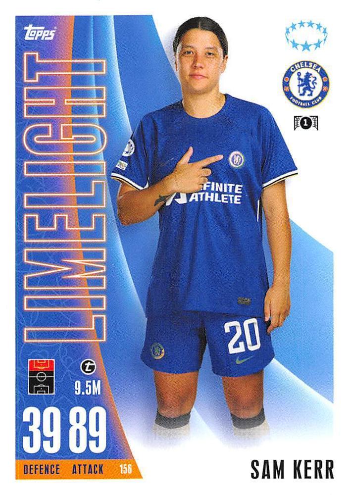 Sam Kerr 2023 Topps Match Attax UEFA Club Competitions Extra