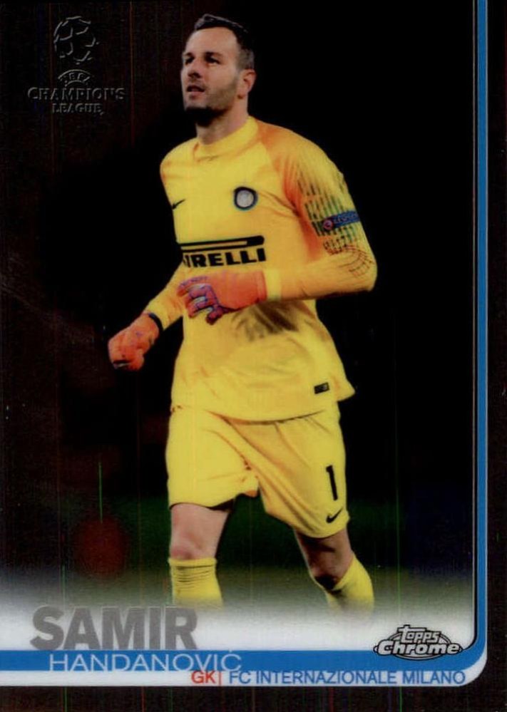 Samir Handanovič 2018 Topps Chrome UCC 7