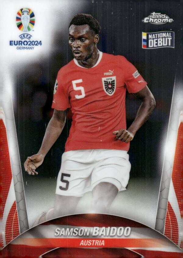 Samson Baidoo 2024 Topps Chrome UEFA EURO