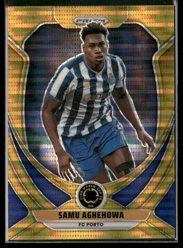 Samu Aghehhowa 2025 Panini Prizm FIFA Club World Cup Gold Pulsar /10