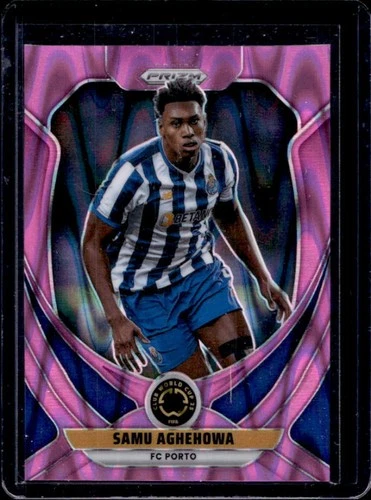 Samu Aghehowa 2025 Panini Prizm FIFA Club World Cup Pink Seismic /299