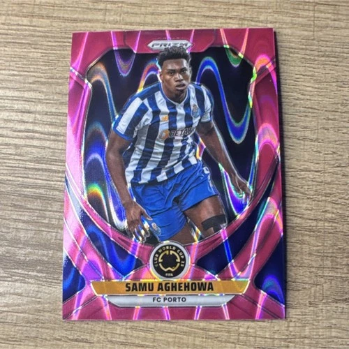 Samu Aghehowa 2025 Panini Prizm Pink Prizm 76/299