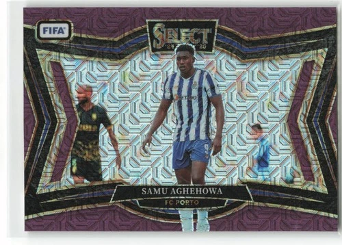 Samu Aghehowa 2024 Panini Select FIFA Purple Mojo Prizm