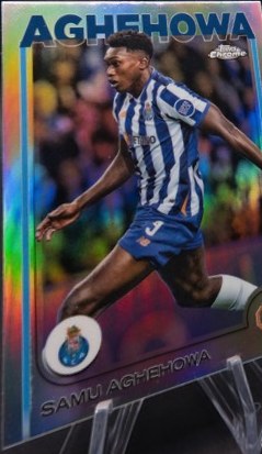Samu Aghehowa 2024 Topps Chrome UEFA Club Competitions #110