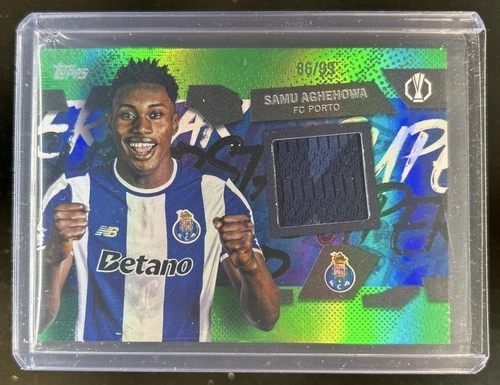 Samu Aghehowa 2025 Topps UEFA Green Foil /99