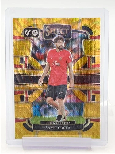 Samu Costa 2023 Panini Select Gold Wave Prizm /10