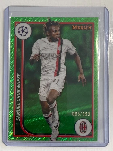 Samuel Chukwueze 2024 Topps Merlin Chrome Parallel /399
