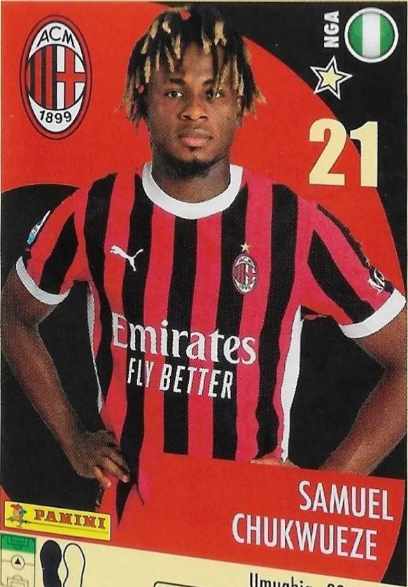 Samuel Chukwueze 2024 Panini Calciatori Stickers