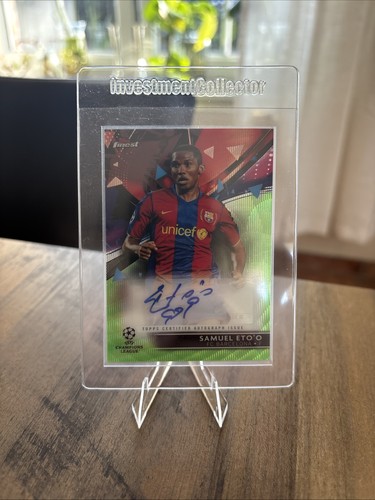 Samuel Eto'o 2021 Topps Chrome Finest /99