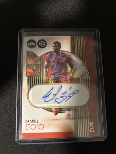 Samuel Eto'o 2025 Topps Deco Orange /25