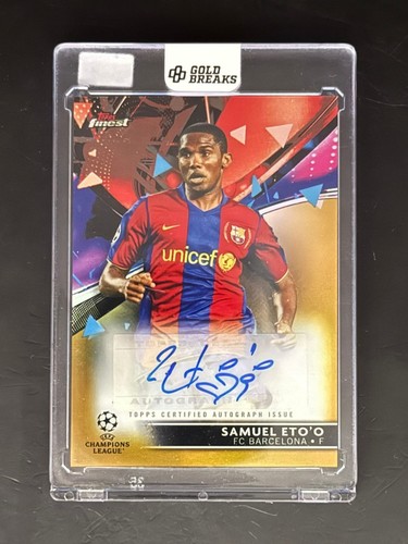 Samuel Eto'o 2021 Topps Finest /50