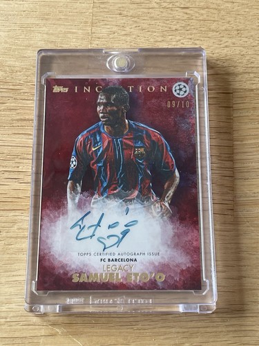 Samuel Eto'o 2021 Topps Inception 9/10