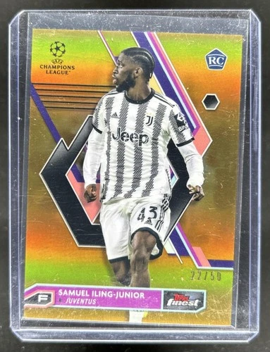 Samuel Iling-Junior 2022 Topps Finest Gold Refractor /50